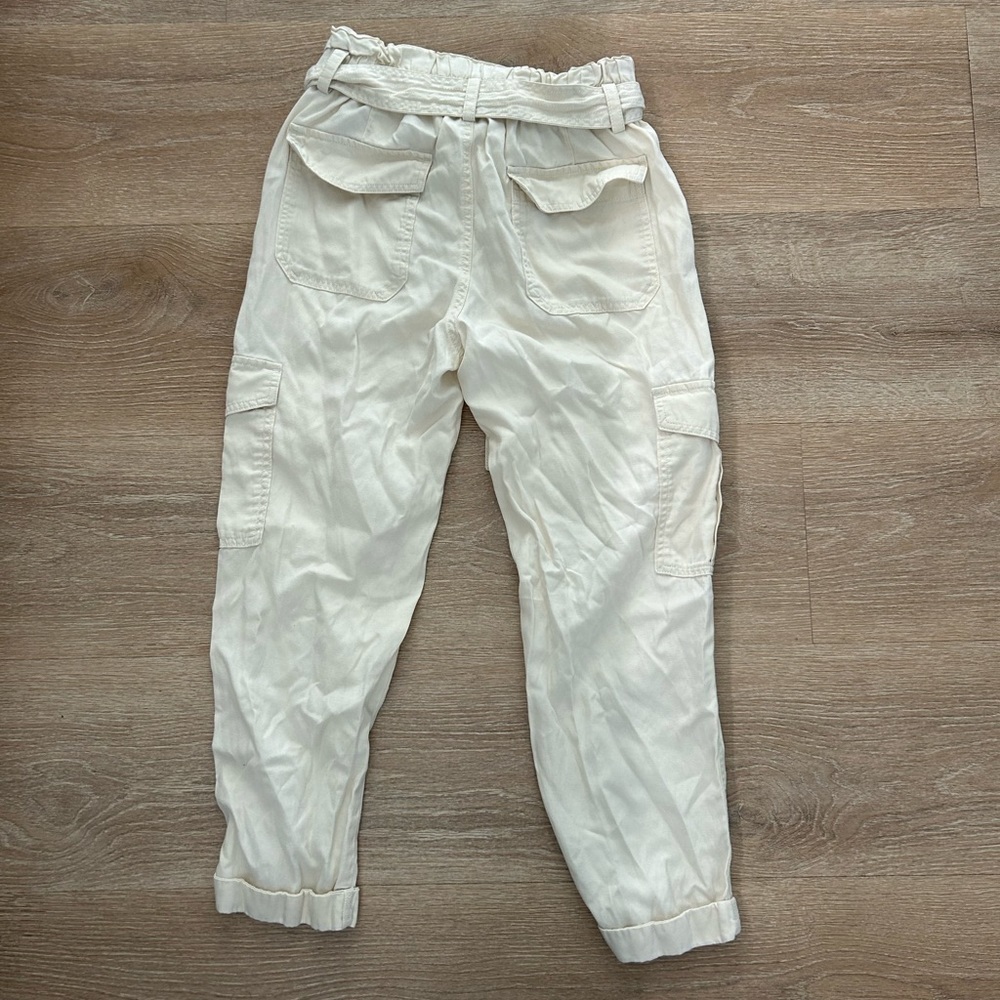 Banana Republic linen blend tapered cargo pants - Picture 5 of 9